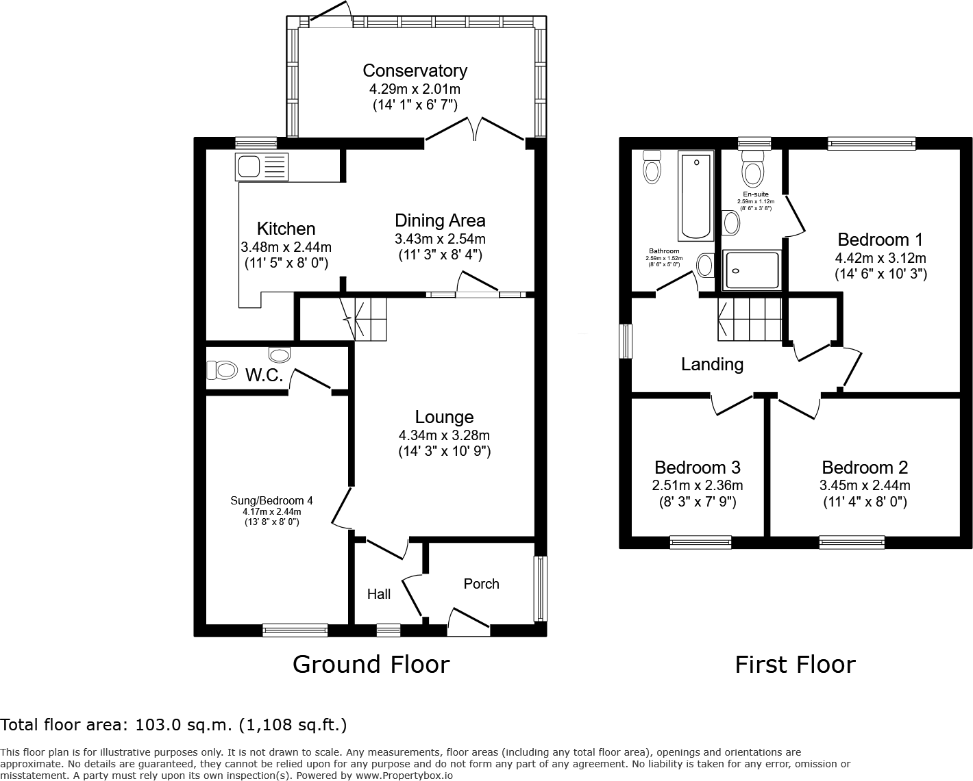 Wensleydale Close, Grantham, NG31 floorplan