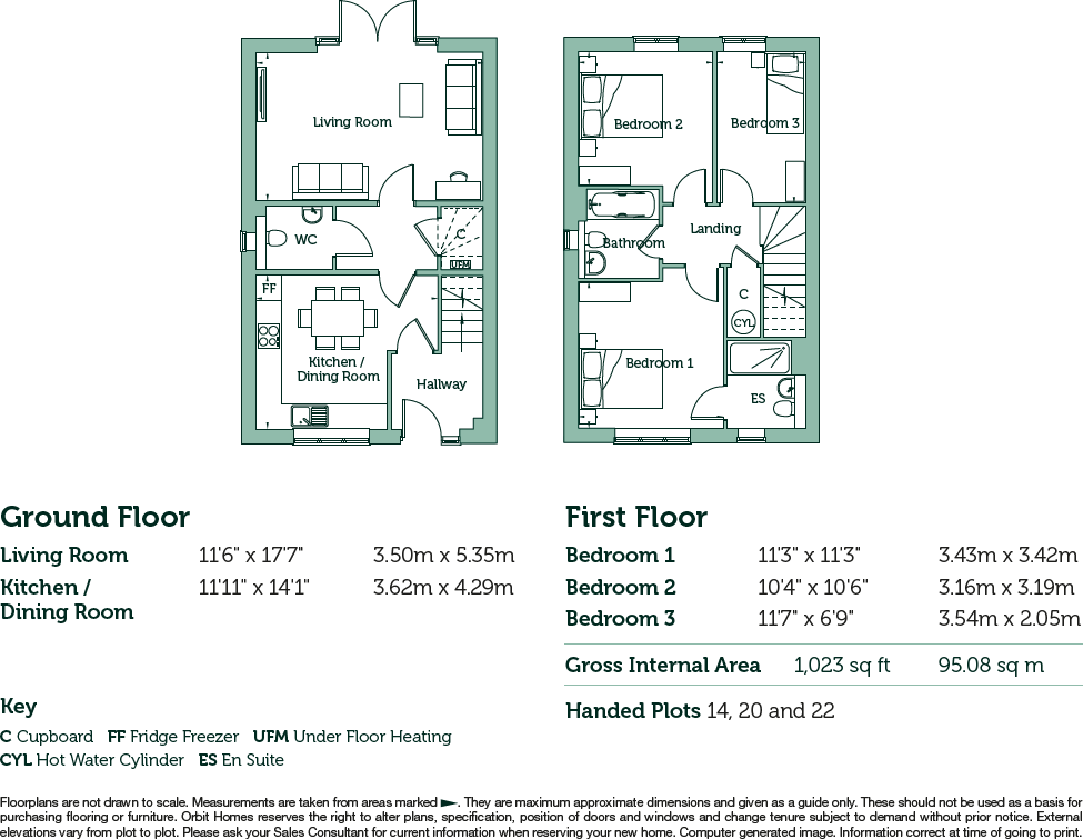 Melvin Way
Woolpit
IP30 9YX floorplan
