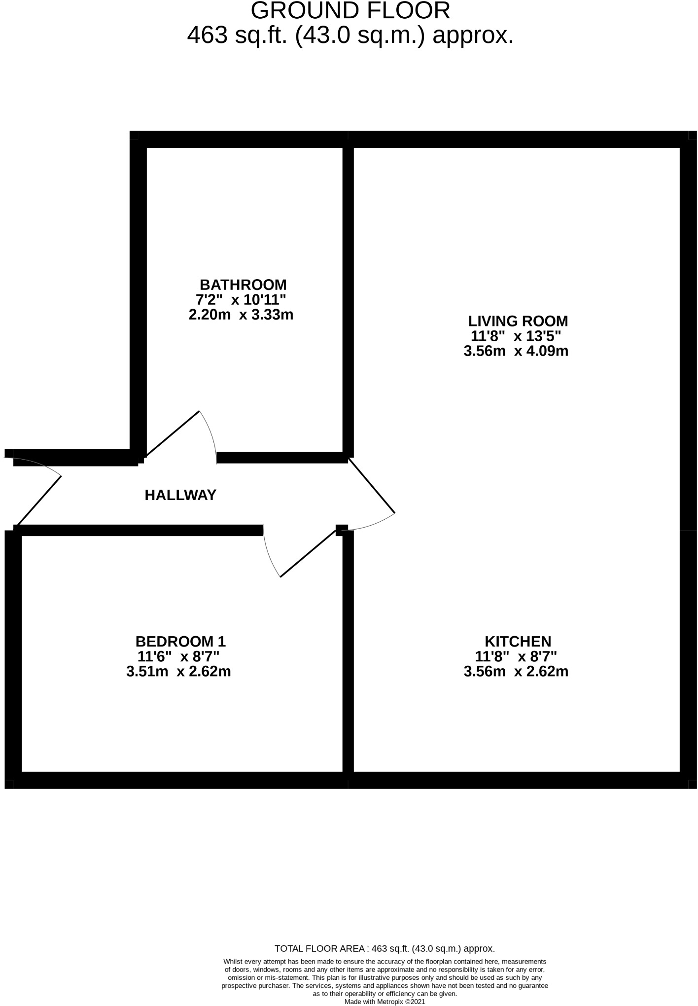 Available in December 2026 - Ivydene, 57 Albert Road North, Malvern floorplan