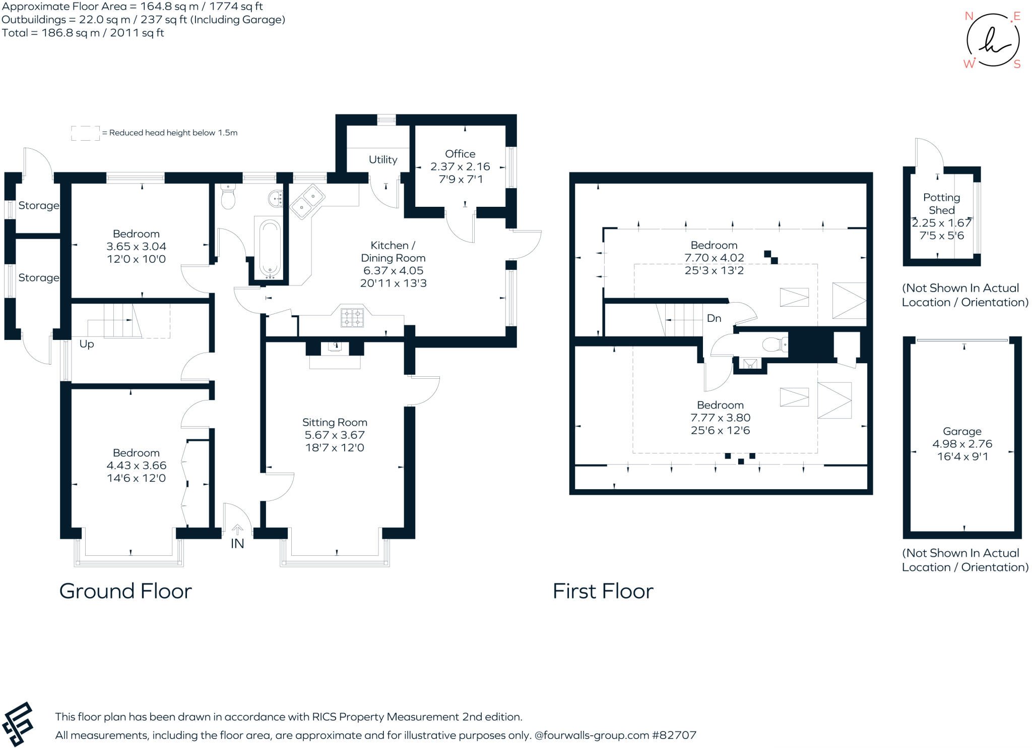 Cricketfield Road, Horsham, RH12 floorplan