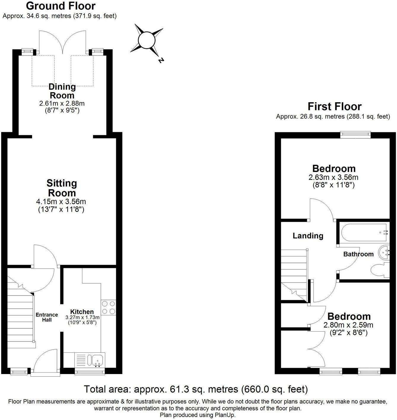 Campbell Close, Hitchin, SG4 floorplan