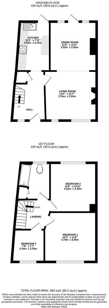 Long Lane, Hillingdon floorplan