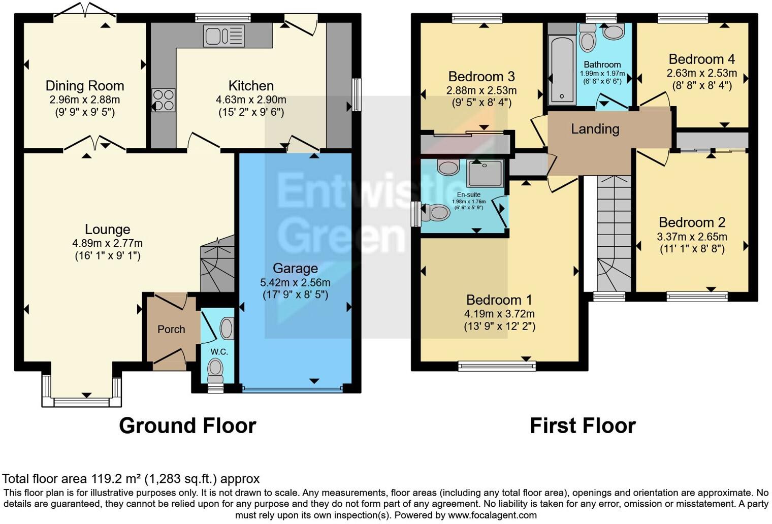 Miller Field, Lea, Preston, Lancashire, PR2 floorplan