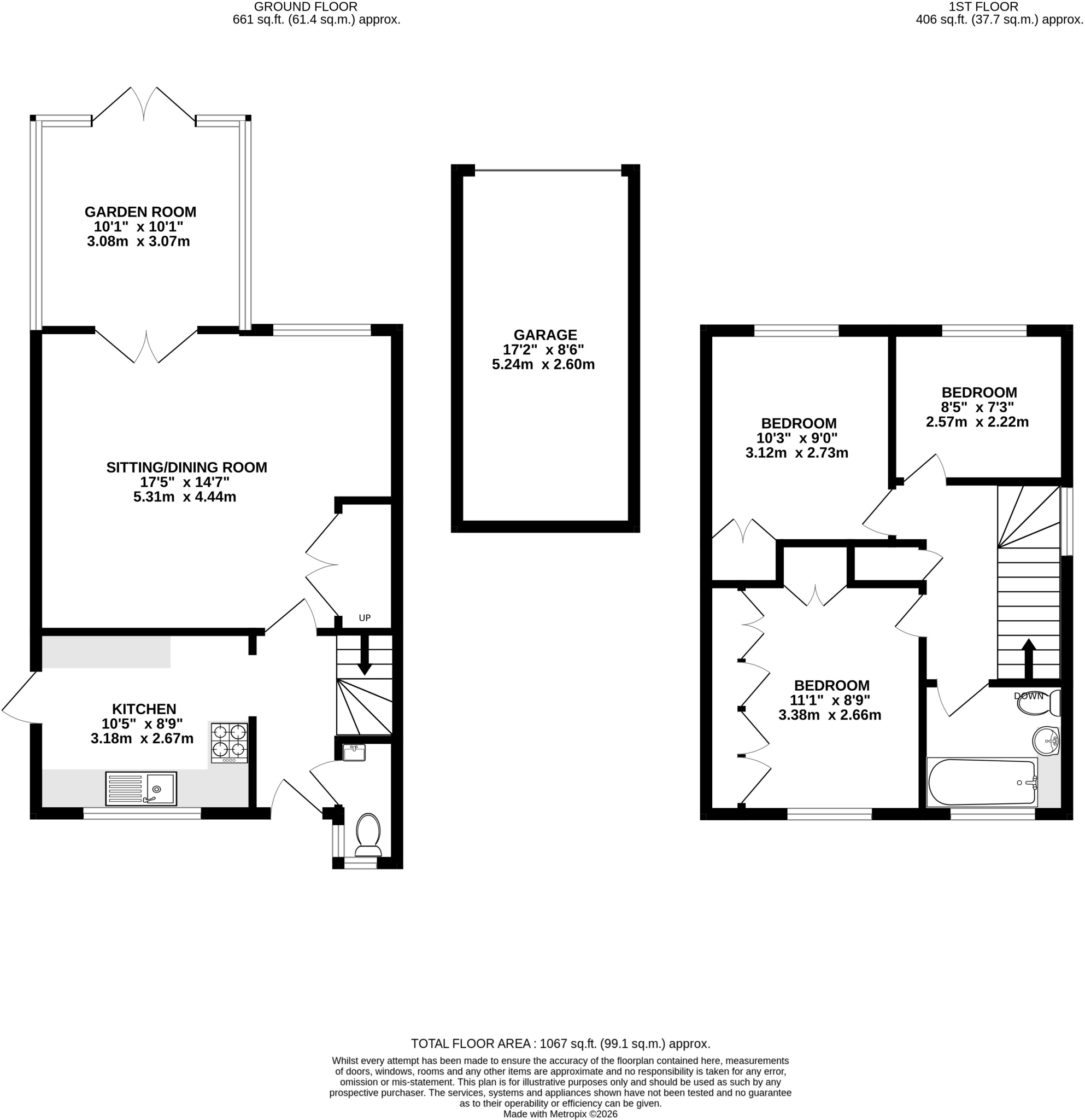 Paddocks, Barnham floorplan