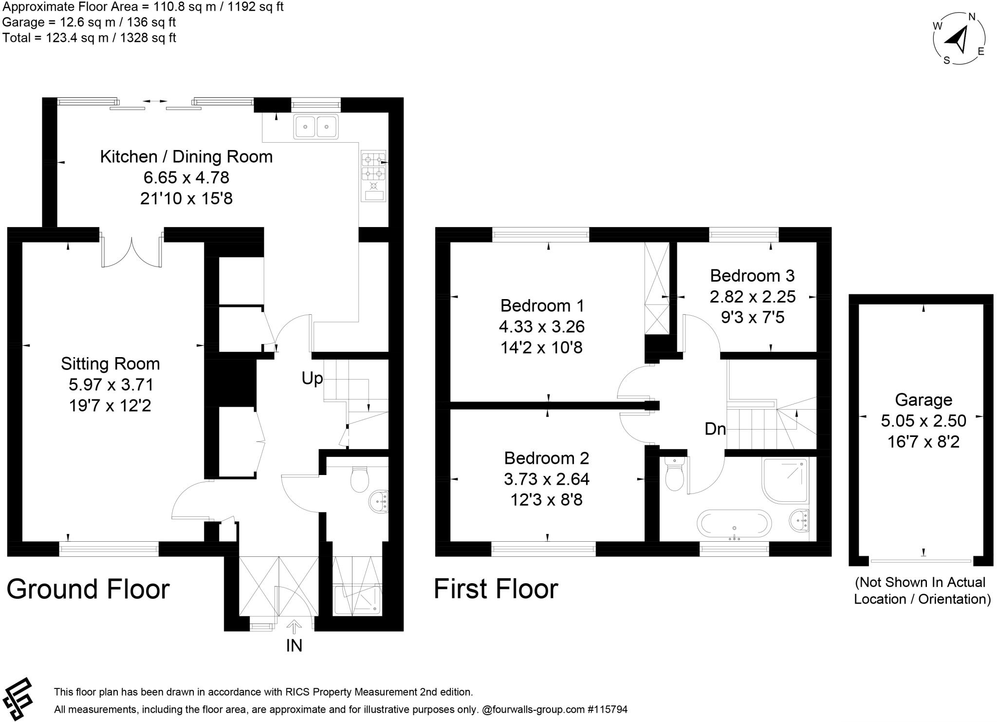 Arle Close, Alresford, Hampshire, SO24 floorplan