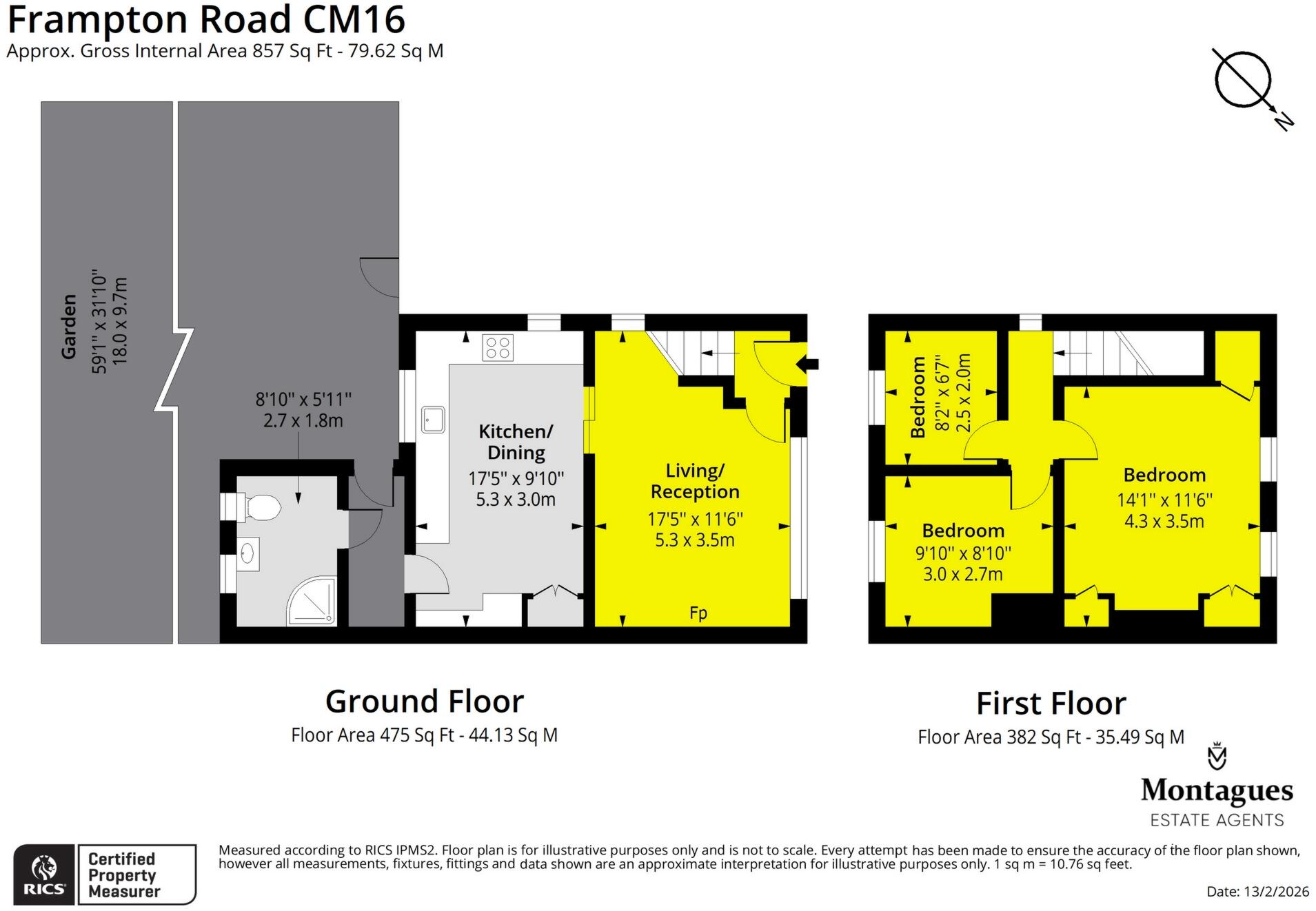Frampton Road, Epping, CM16 floorplan