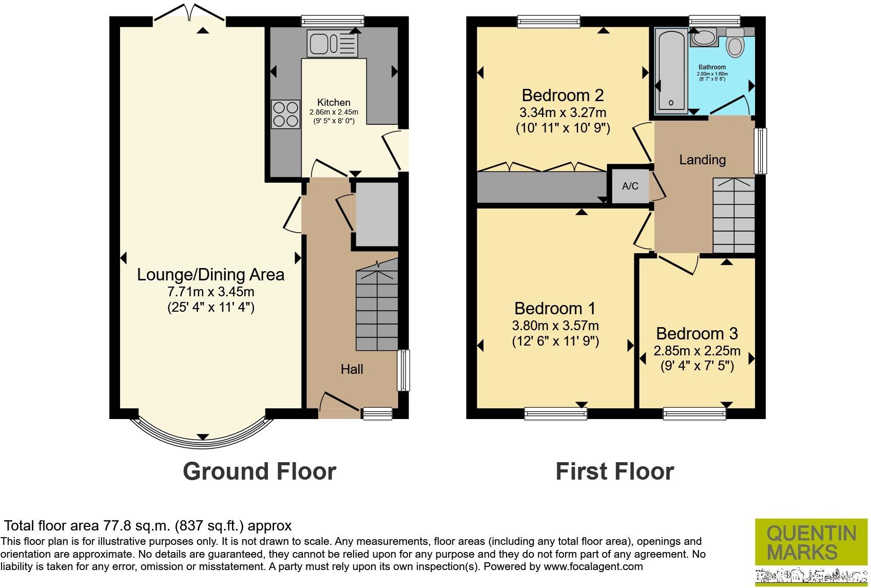 Suffolk Close, Peterborough floorplan