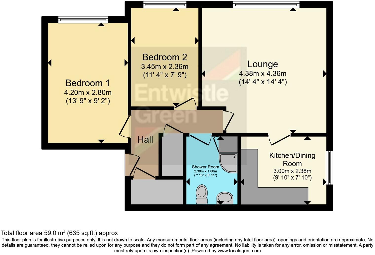 Harwood Vale Court, Bolton, Greater Manchester, BL2 floorplan