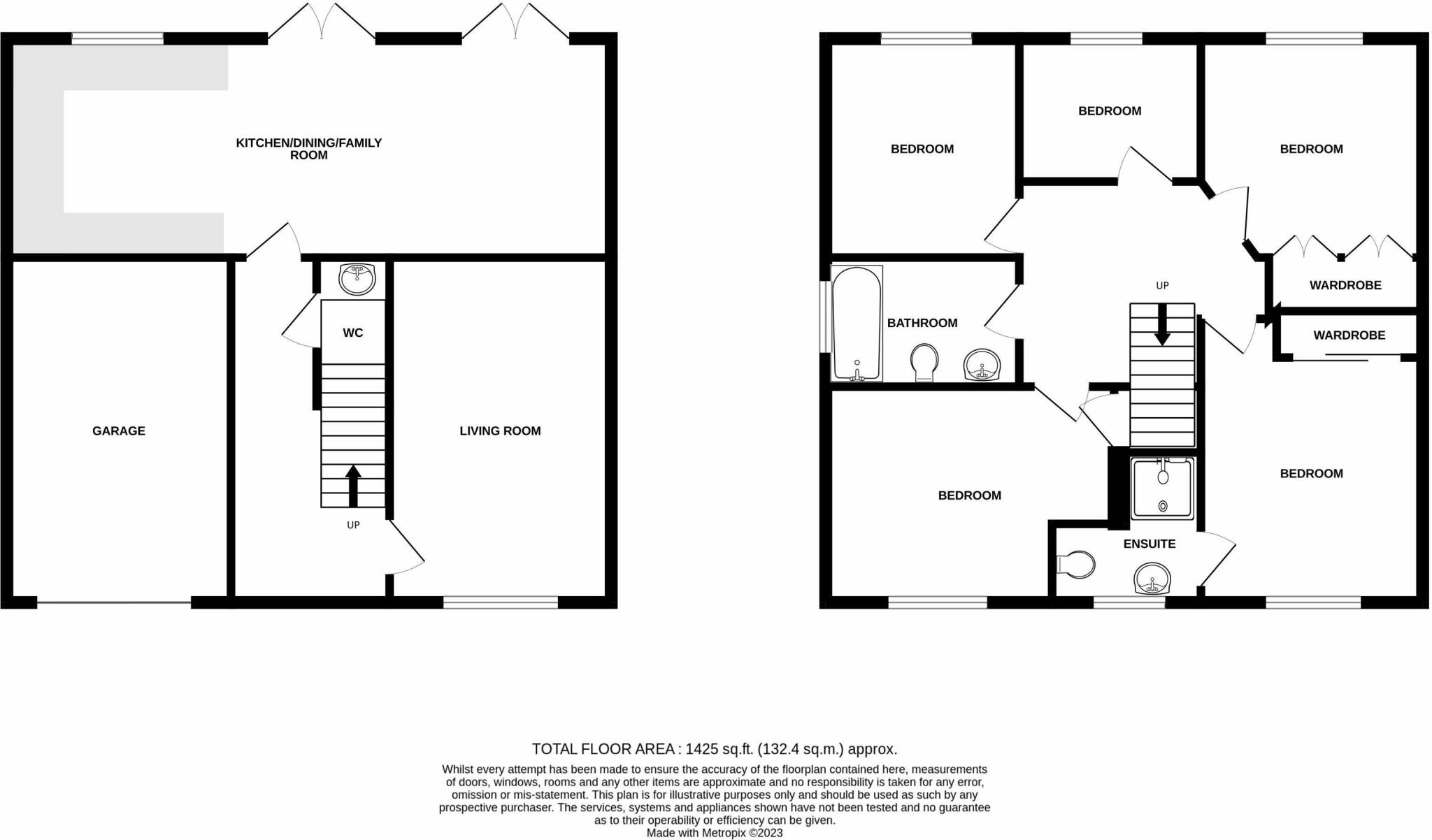 Halletts Road, Monkton Heathfield, Taunton TA2 8FJ floorplan