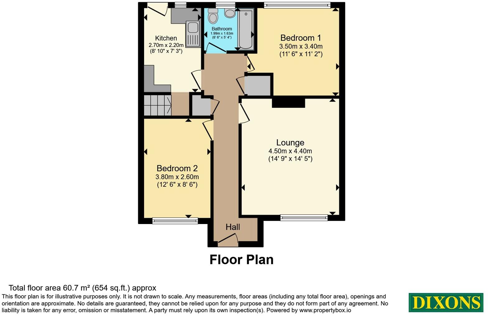 Poplar Avenue, Bentley, Walsall, West Midlands, WS2 floorplan