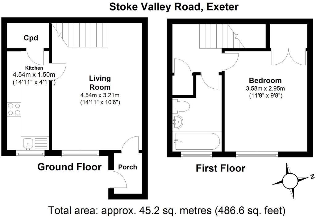 Stoke Valley Road, Exeter, Devon, EX4 floorplan