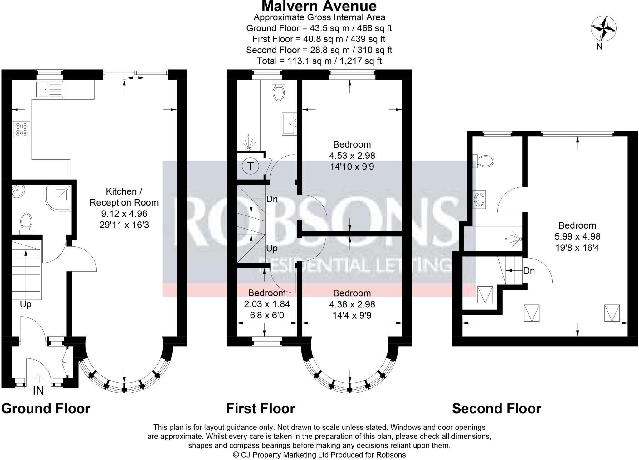 Malvern Avenue, Harrow floorplan