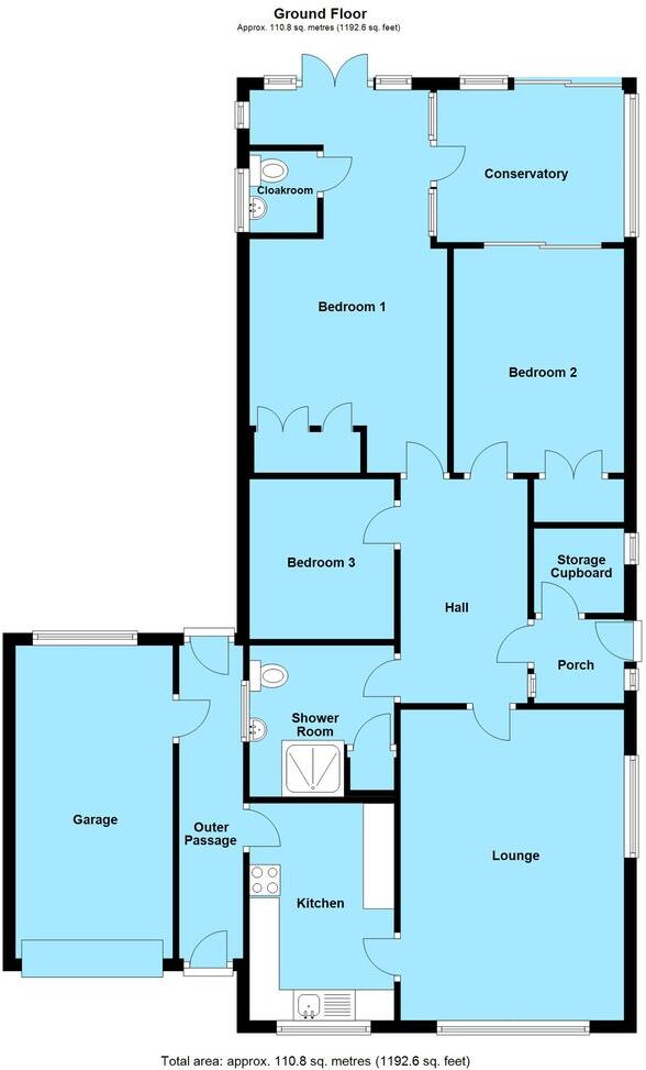 Yew Tree Close, Lutterworth, LE17 floorplan