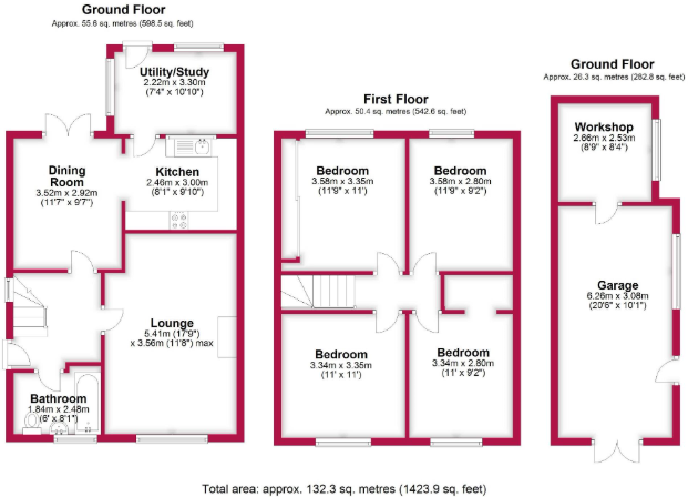 Hamilton Avenue, Sandycroft, Deeside floorplan