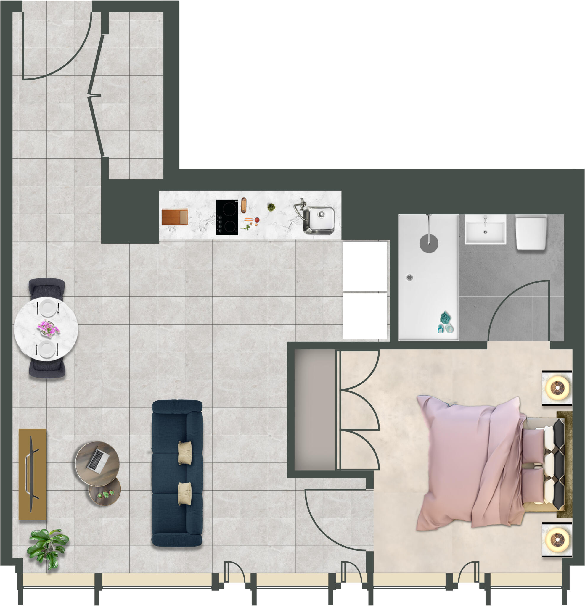 The Mercian, 218 Broad Street Birmingham B15 floorplan