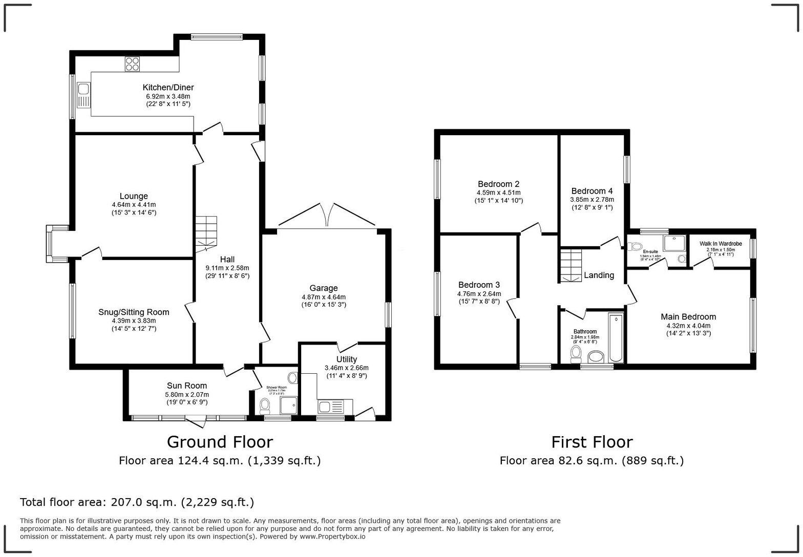 Lower Denbigh Rd, St Asaph, Denbs LL17 0EP floorplan