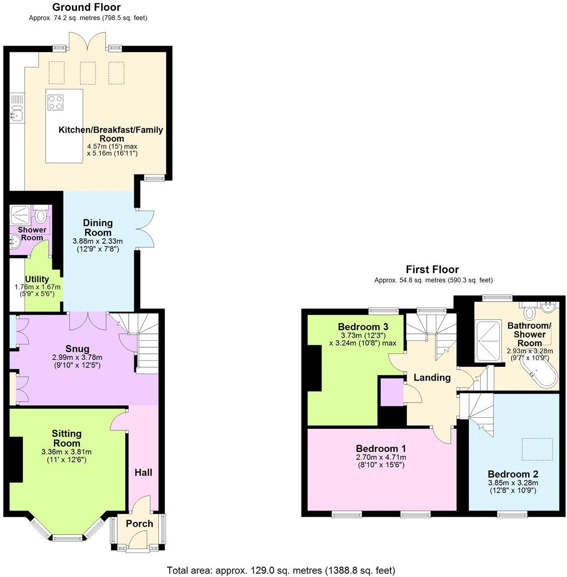 Redfield Road, Midsomer Norton, Radstock, Somerset, BA3 floorplan