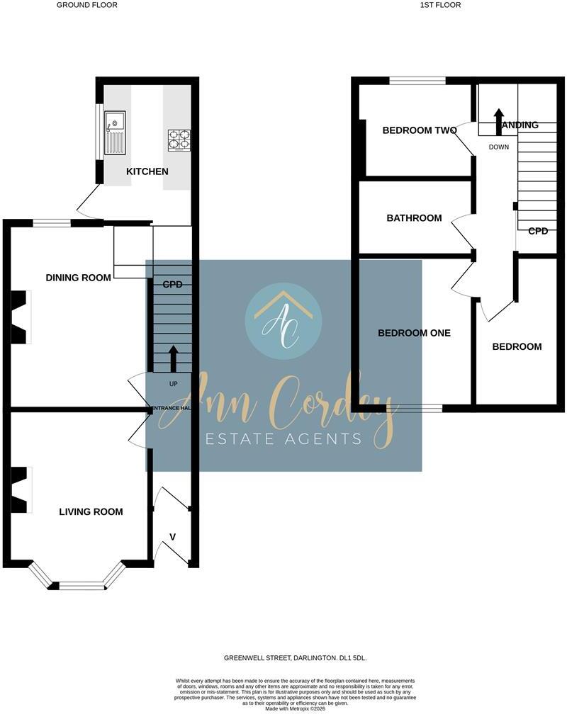 Greenwell Street, Darlington floorplan