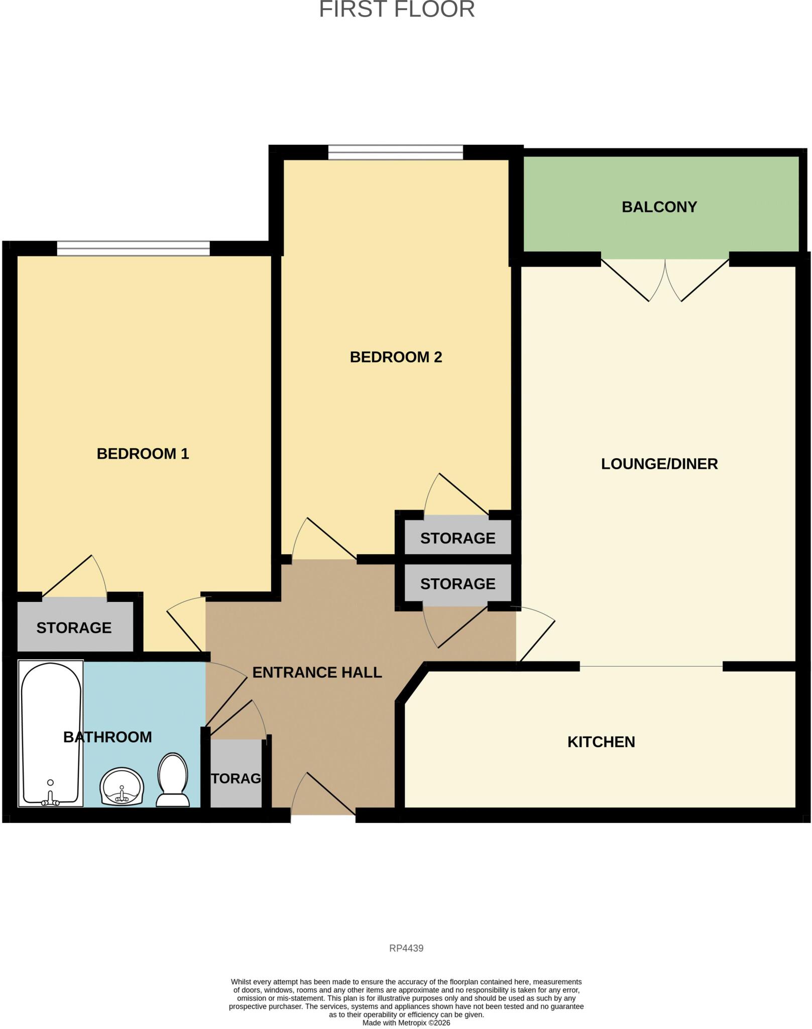 Rhos Promenade, Rhos on Sea  floorplan