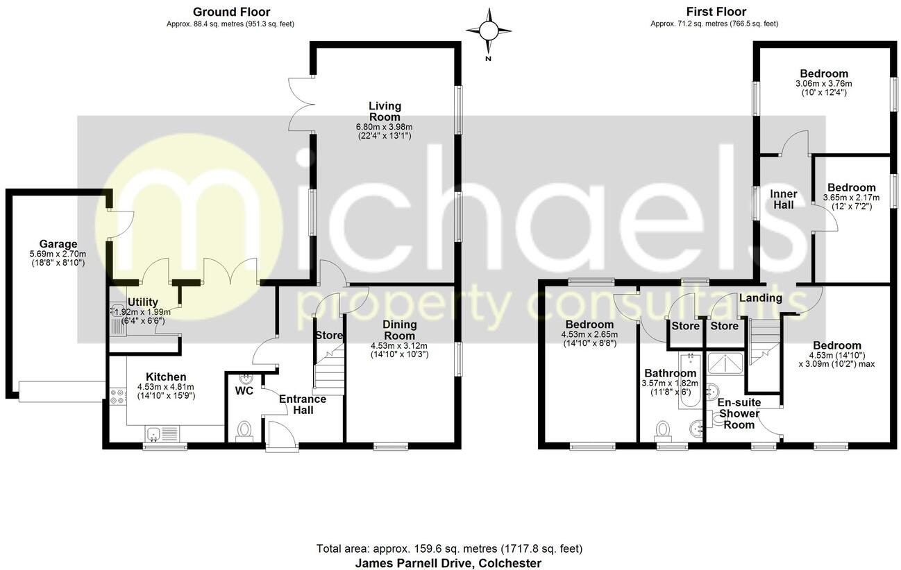 James Parnell Drive, Colchester, CO2 floorplan