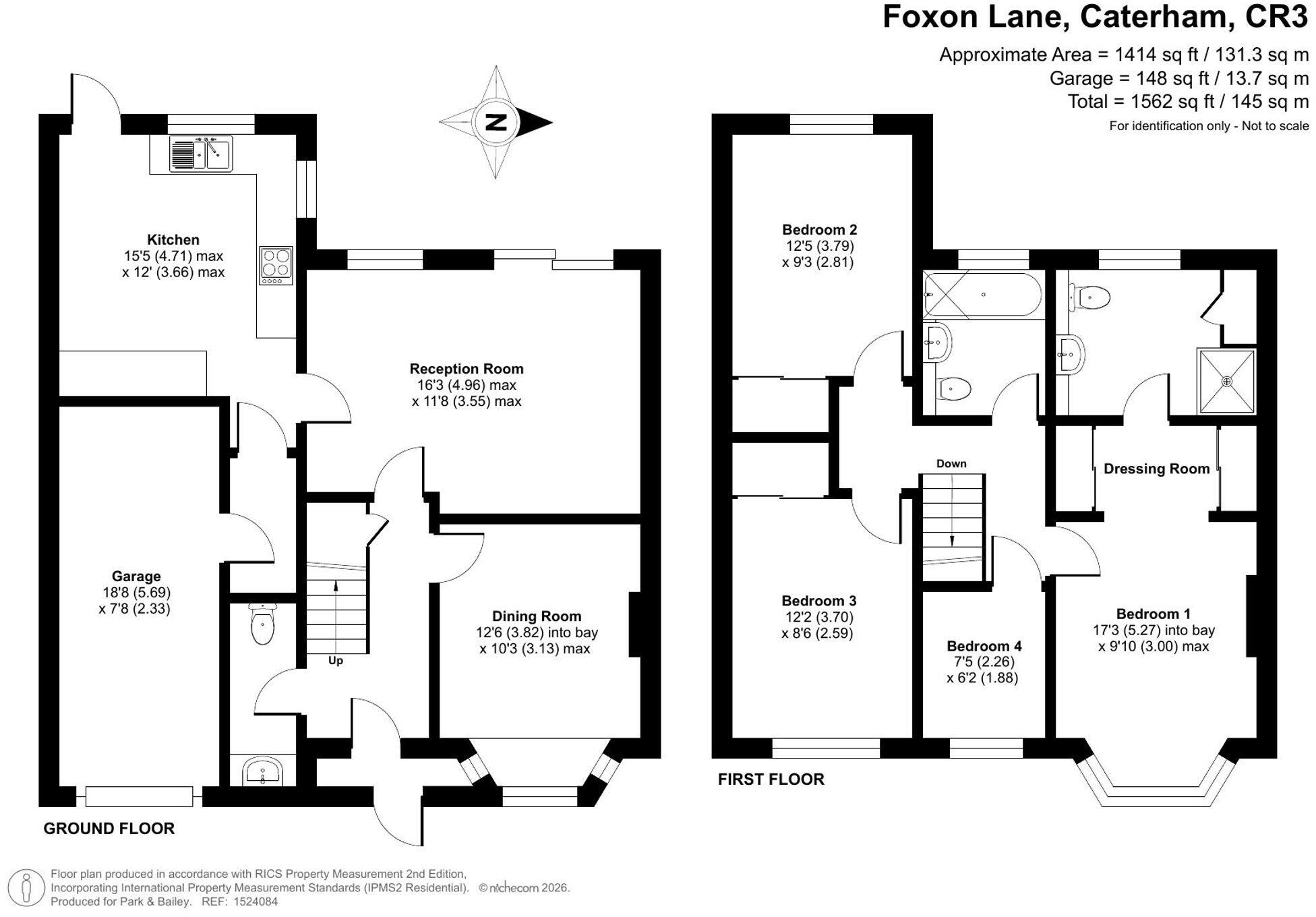 Foxon Lane, Caterham, CR3 floorplan