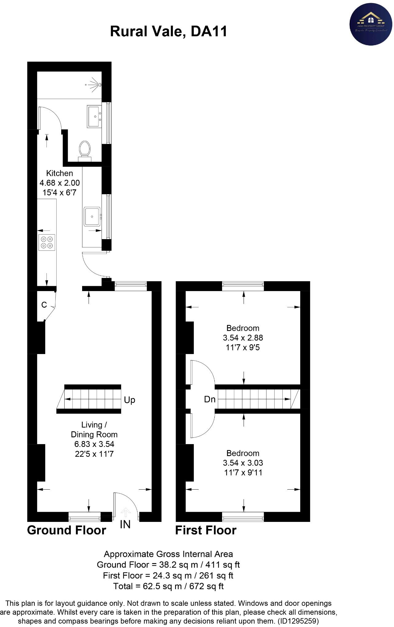 Rural Vale, Northfleet, Gravesend, Kent, DA11 floorplan
