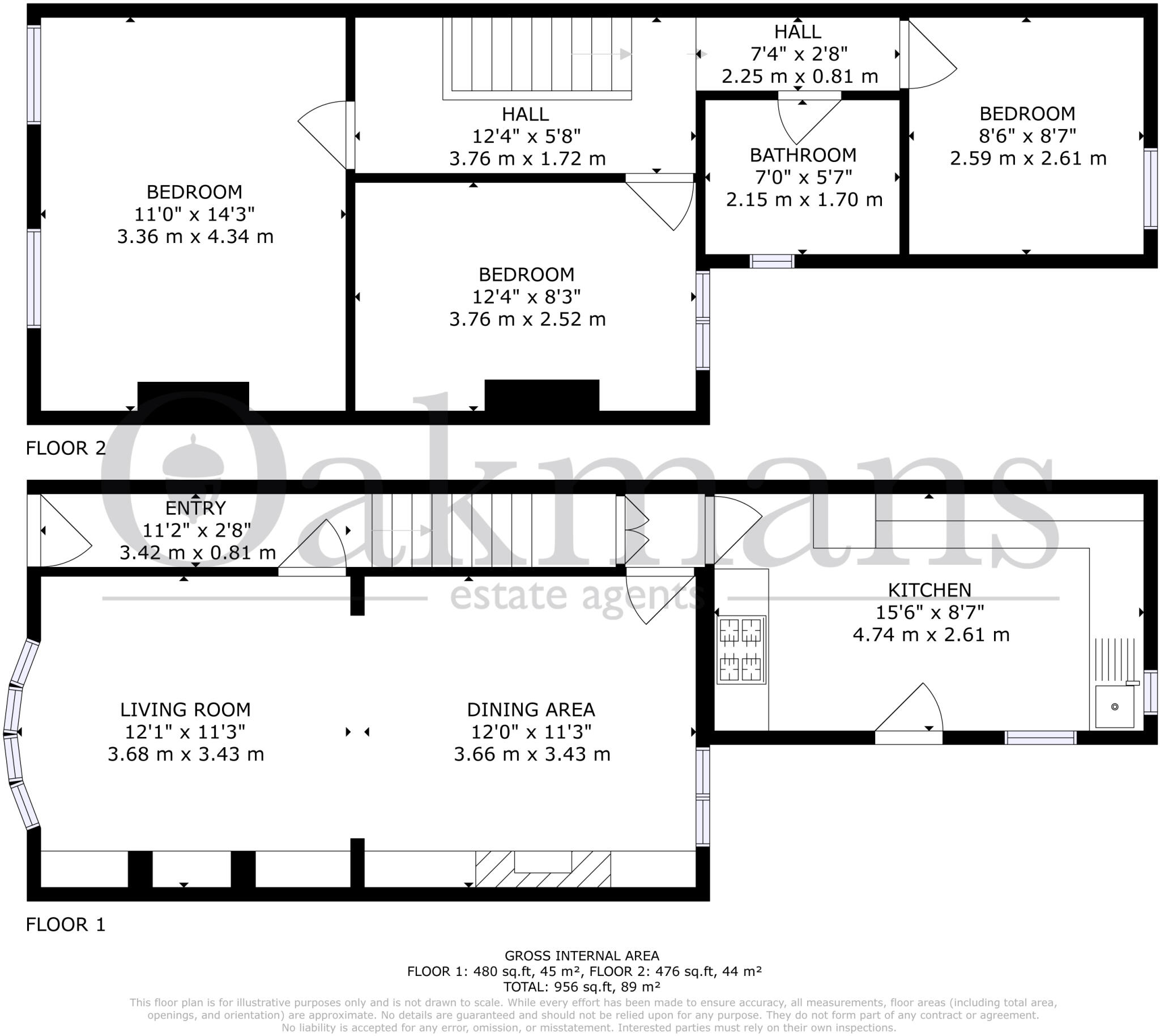 Florence Road, Birmingham, B27 floorplan