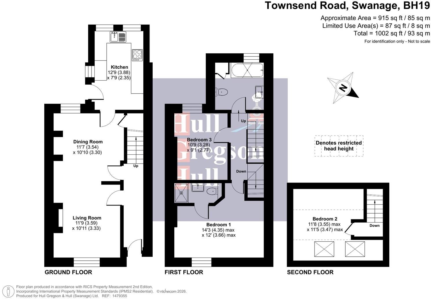Townsend Road, Swanage floorplan