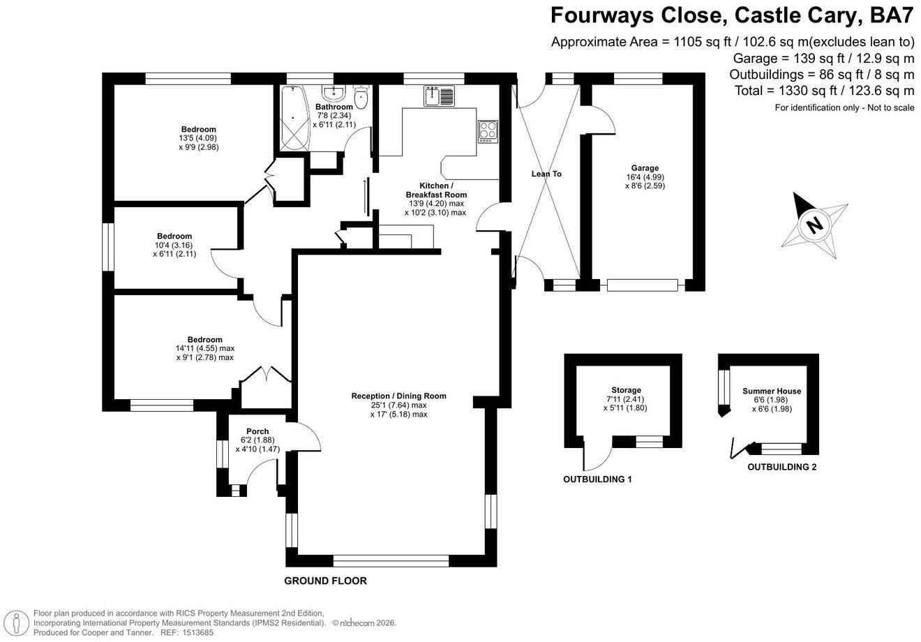 Fourways Close, Castle Cary, BA7 floorplan