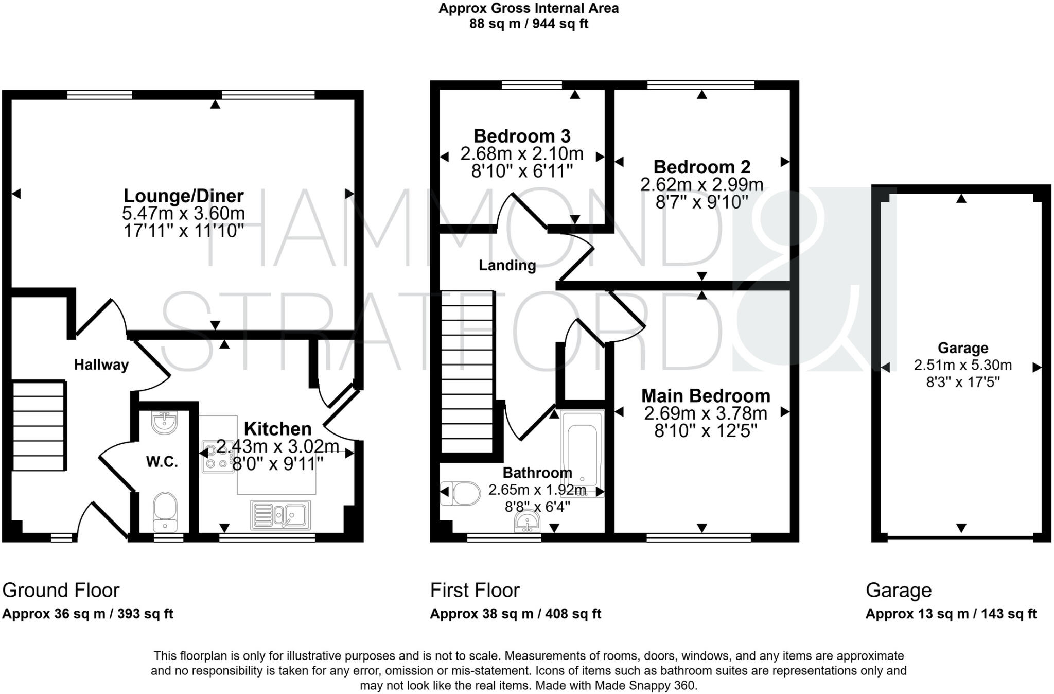 Plasset Drive, Attleborough floorplan