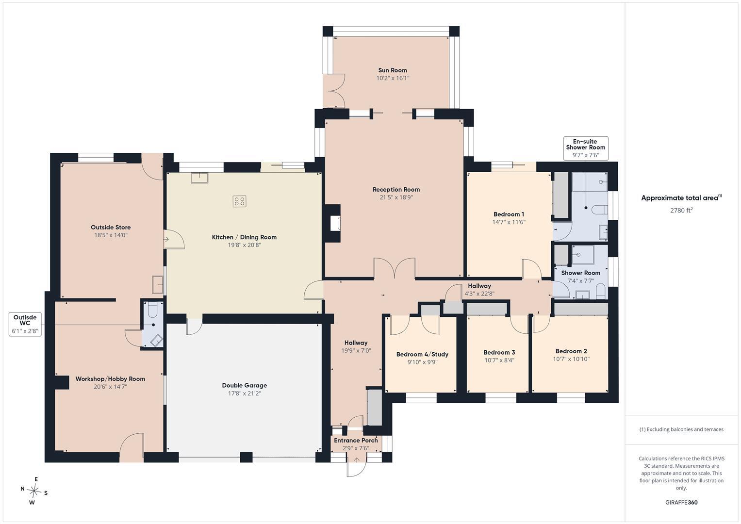 Northorpe Road, Halton Holegate, Spilsby floorplan