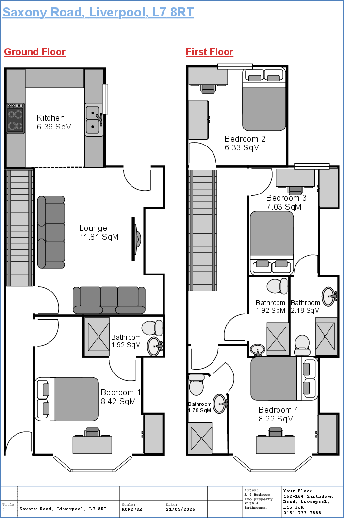 Saxony Road, Liverpool floorplan