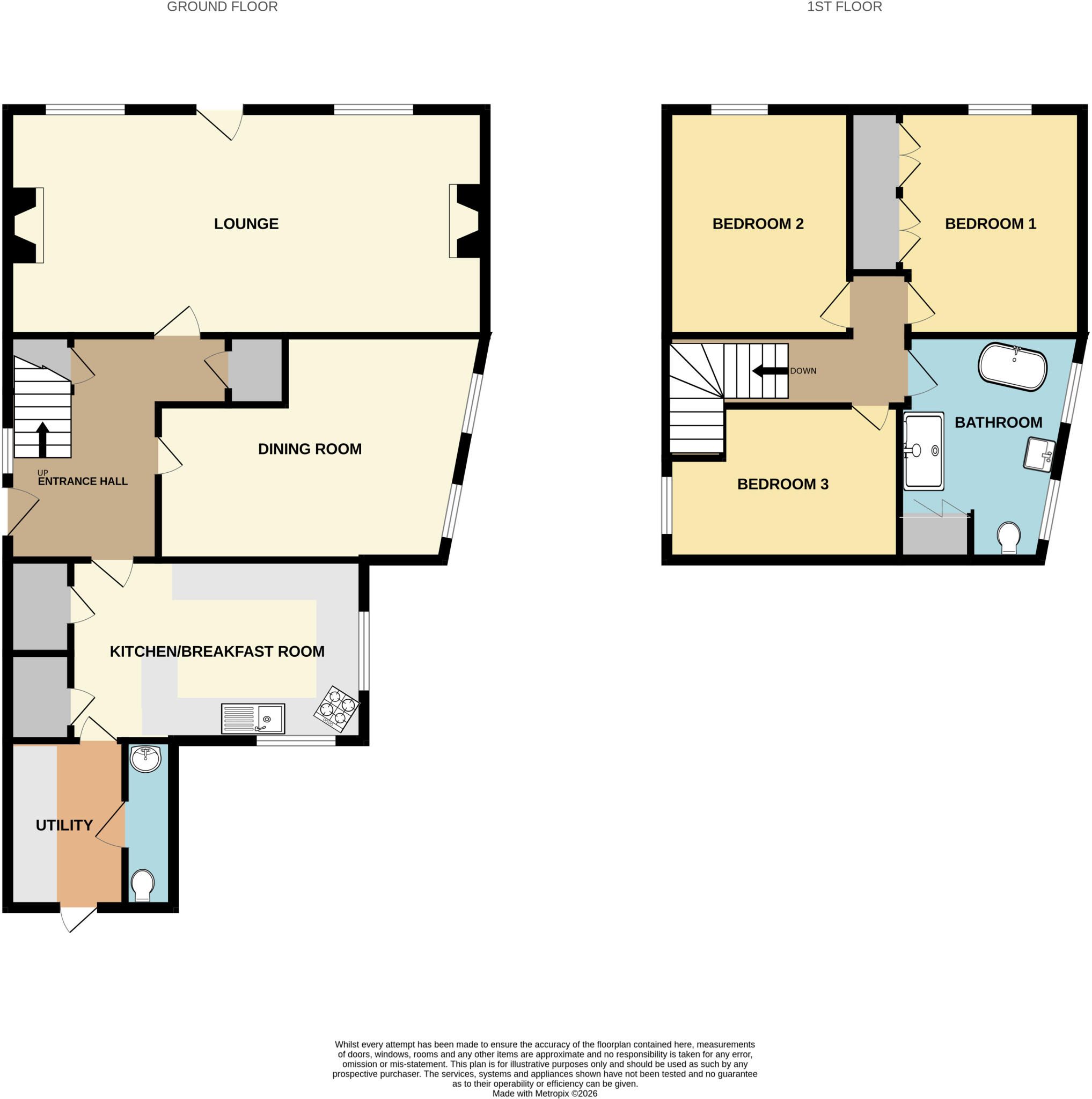 The Causeway, Mark, Somerset, TA9 floorplan