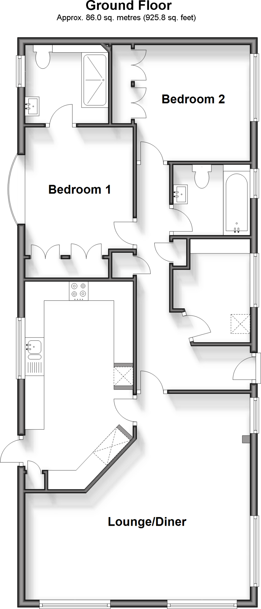Stone Street, Petham, Canterbury, Kent floorplan