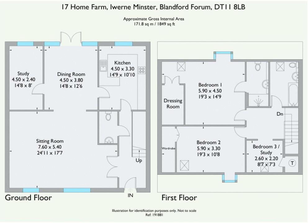 Iwerne Minster  floorplan
