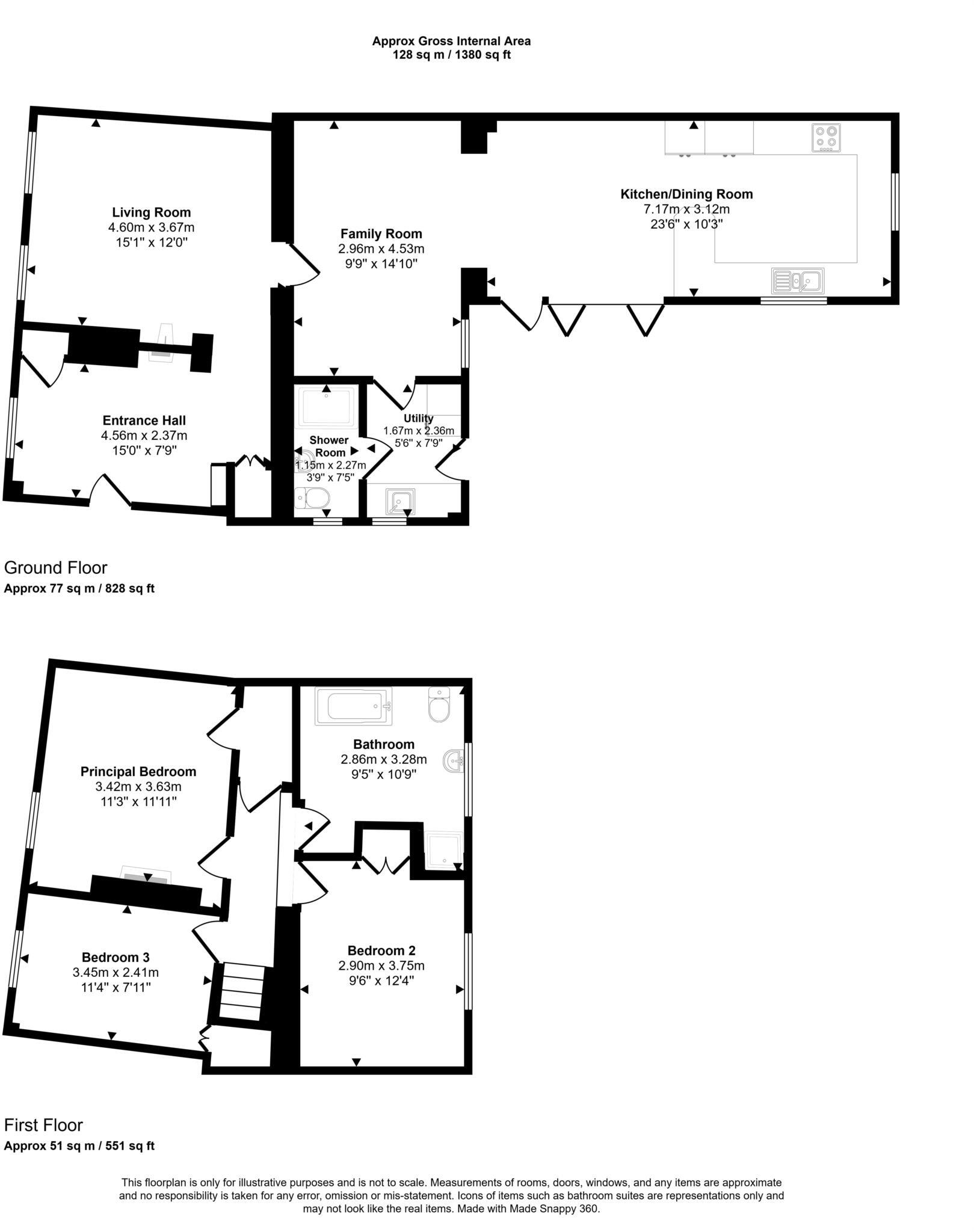 Nupend, Ashleworth, Gloucestershire floorplan