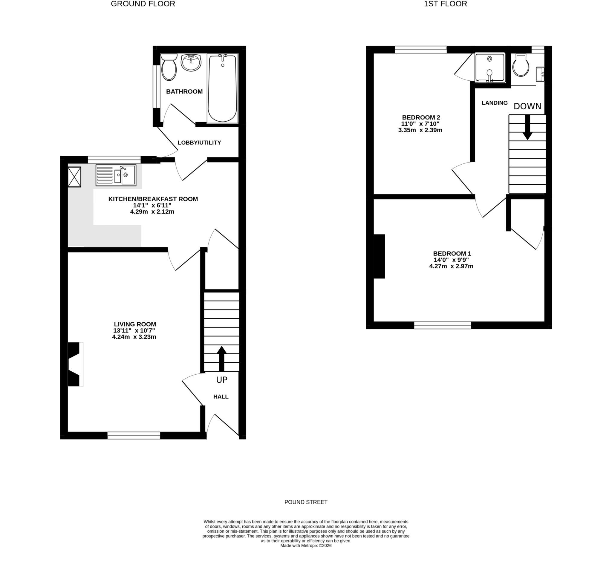 Pound Street, Exmouth floorplan