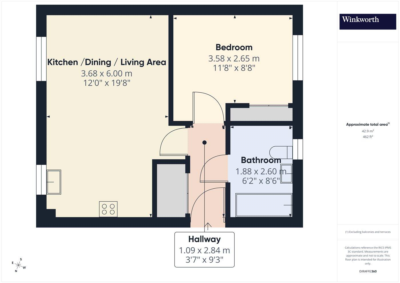 East View Place, East Street, Reading, RG1 floorplan
