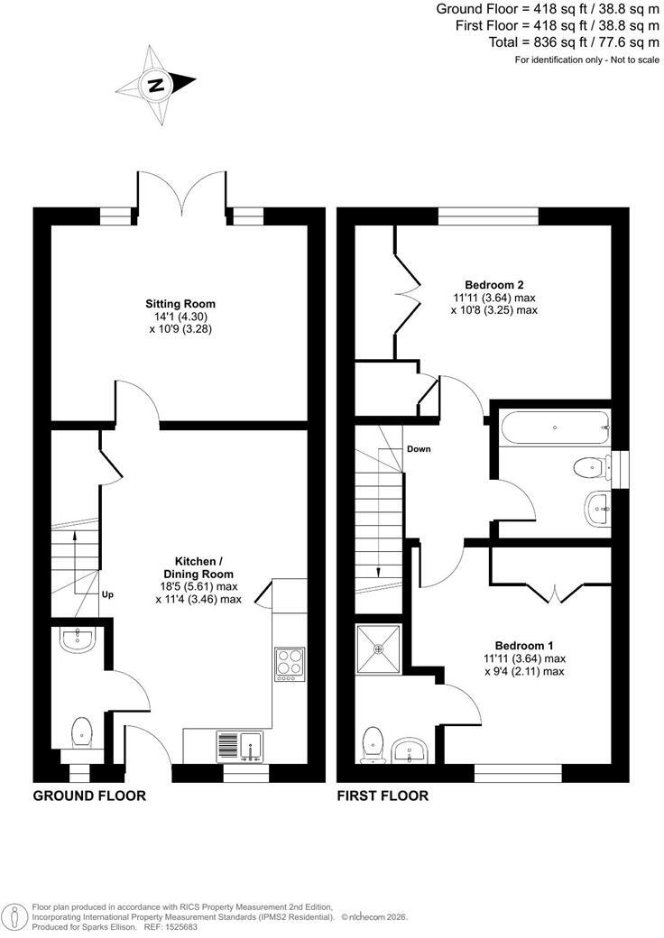 Meadow Grove, Chandler's Ford floorplan