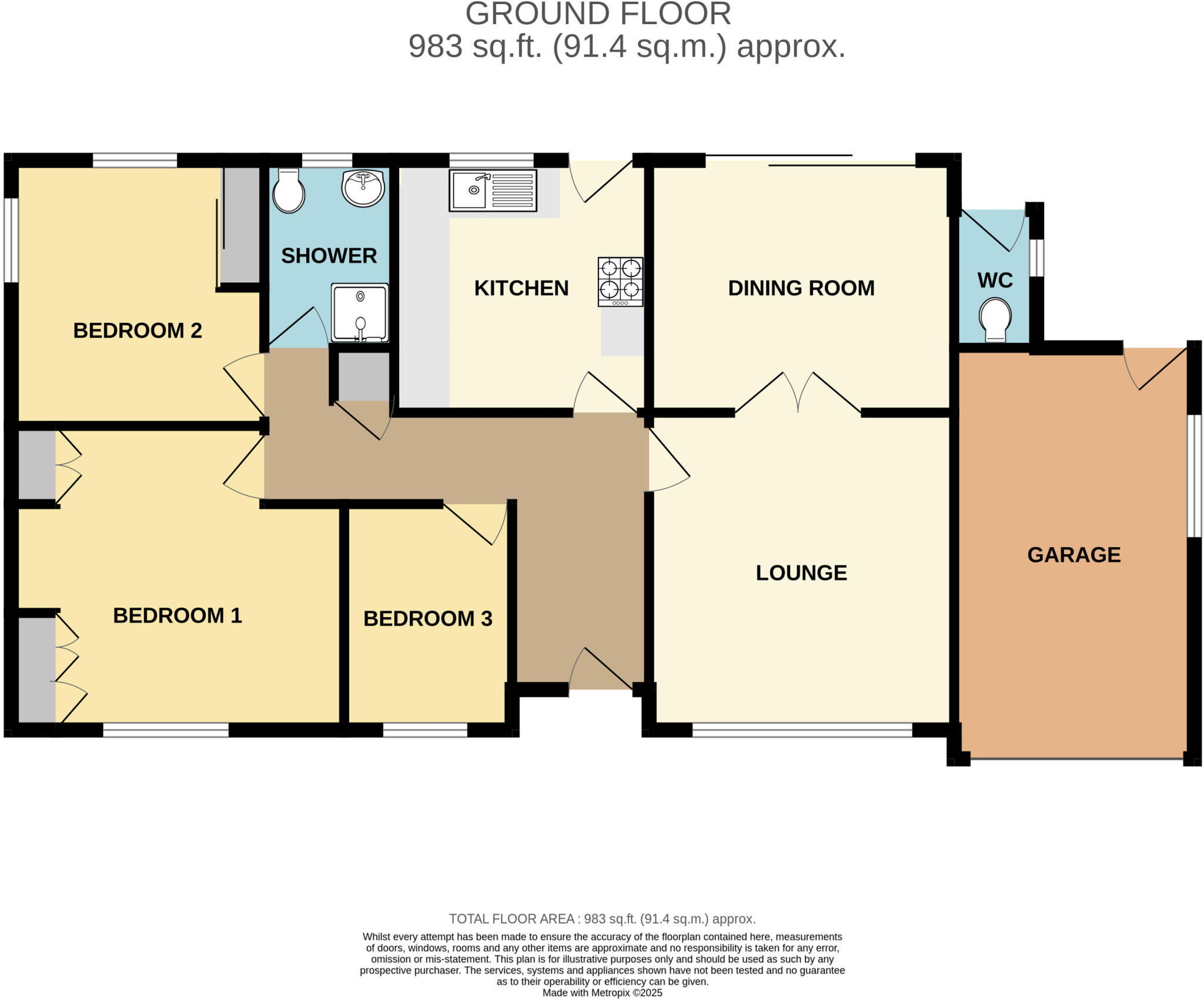 16 Mayfield Crescent Louth LN11 8EQ floorplan