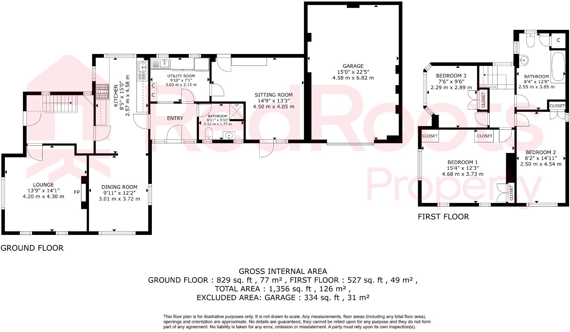 Low Burnham, Epworth, Doncaster, Lincolnshire, DN9 1DB floorplan