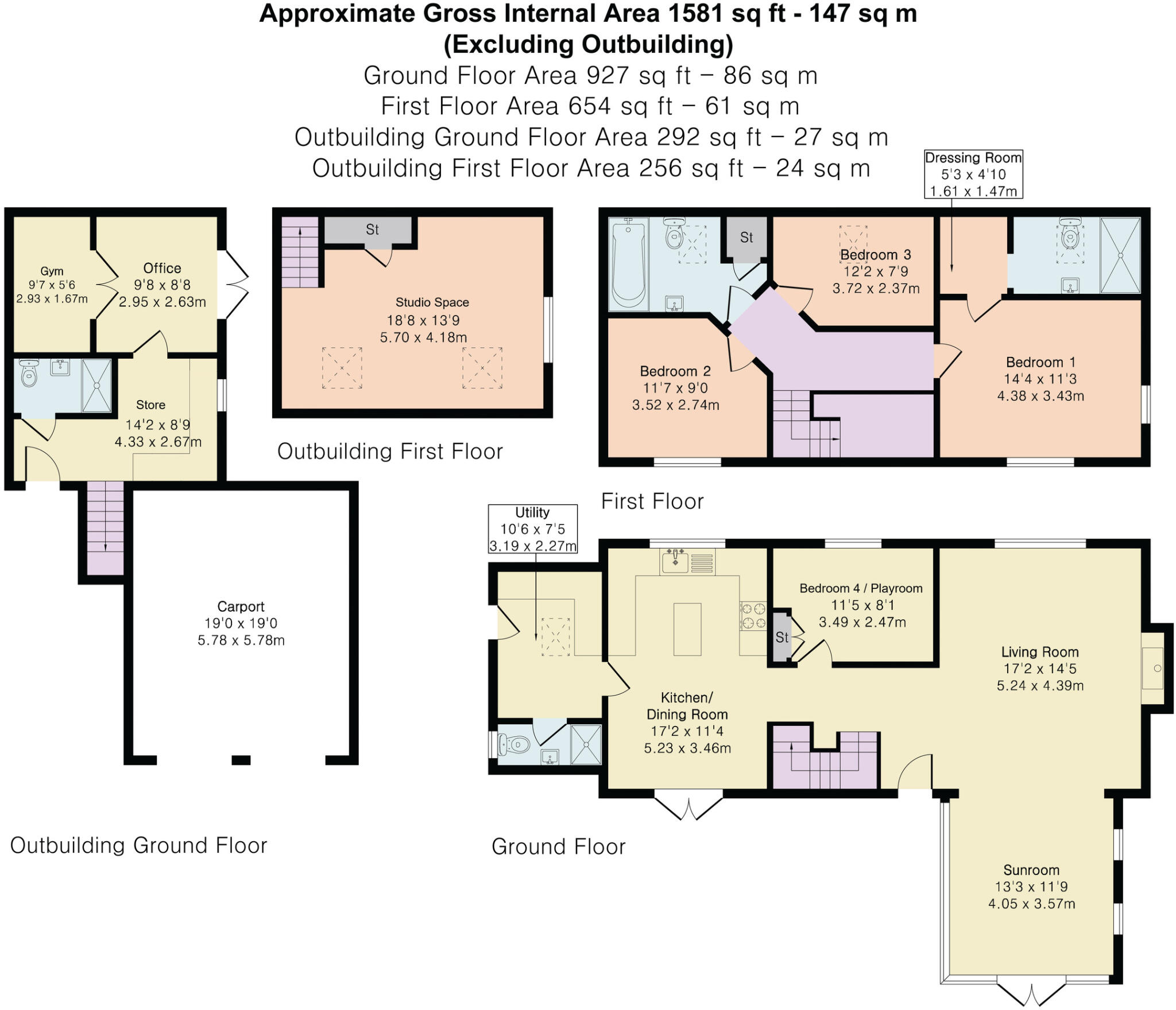 Manuka Cottage, Swainshill, Hereford, Herefordshire floorplan