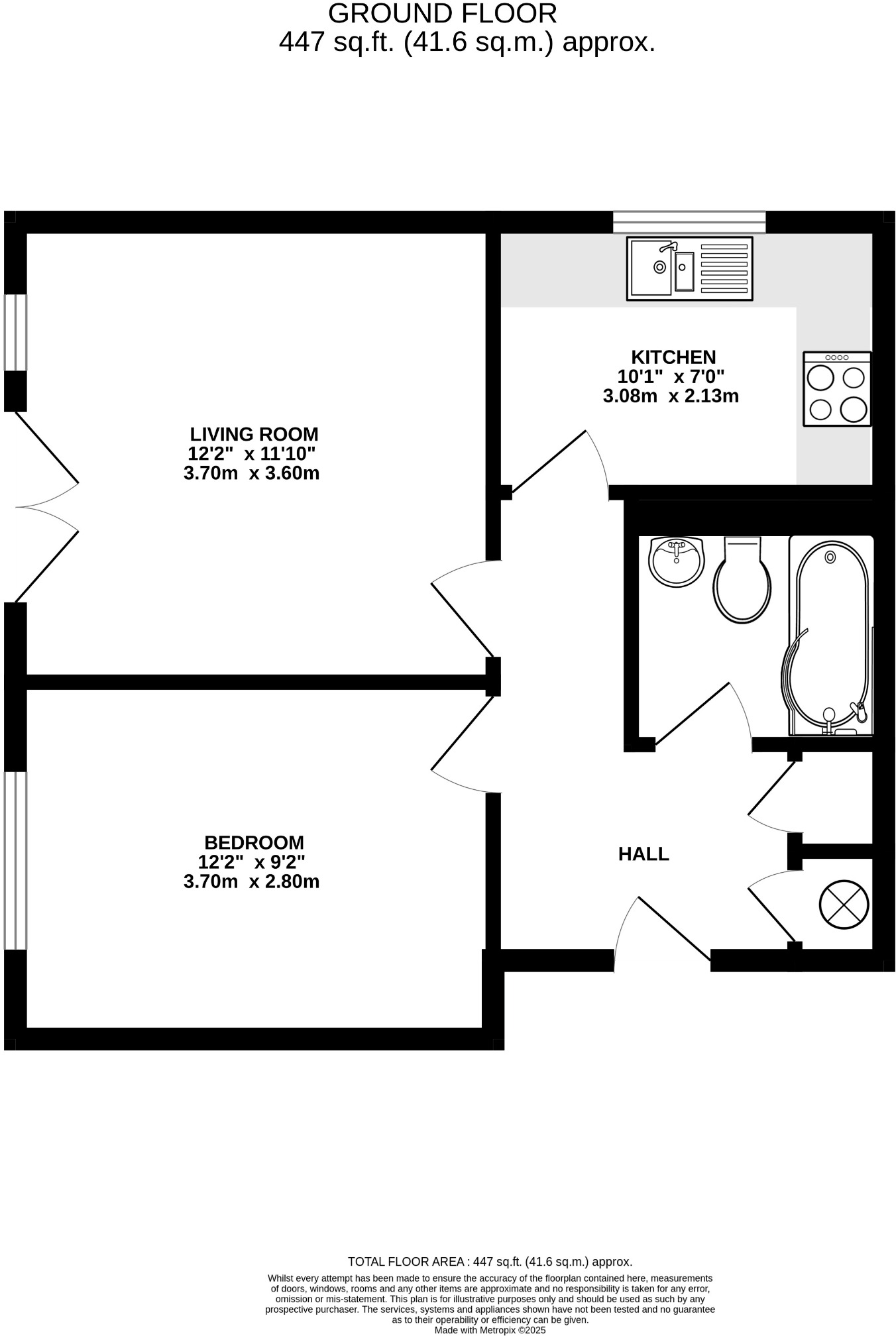 12 Dingles Court, 554, Uxbridge Road, Pinner floorplan