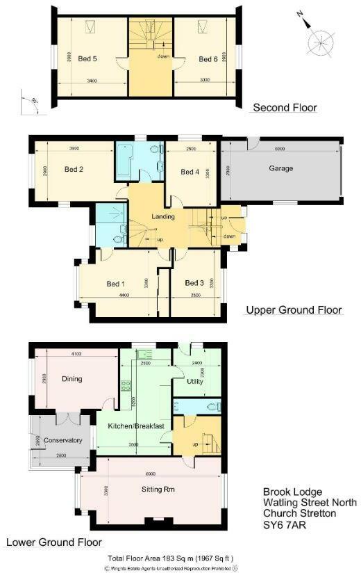 Brook Lodge, Watling Street North, Church Stretton, SY6 7AR floorplan