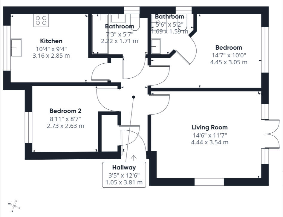 Darracott Road, Bournemouth, Dorset, BH5 floorplan