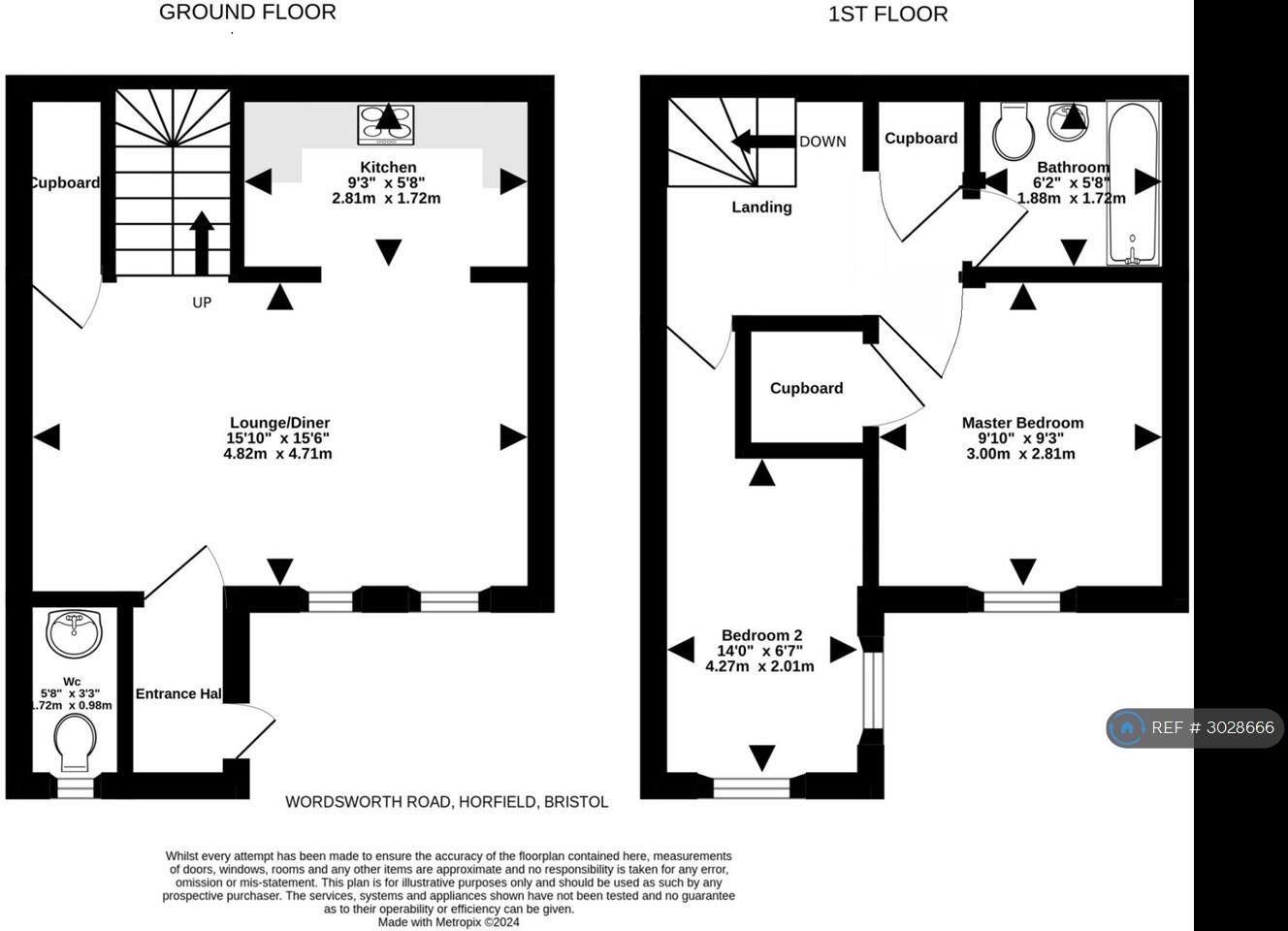 Wordsworth Road, Bristol, BS7 floorplan