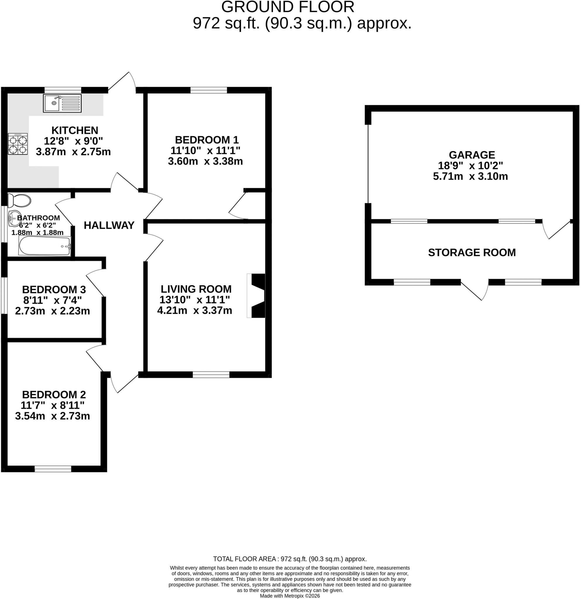 Sheldon Avenue, Standish, Wigan floorplan