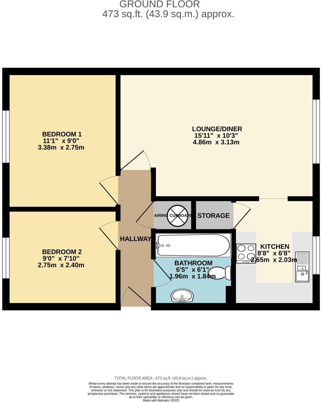 Manor Court, Strode Road, Wellingborough,  floorplan