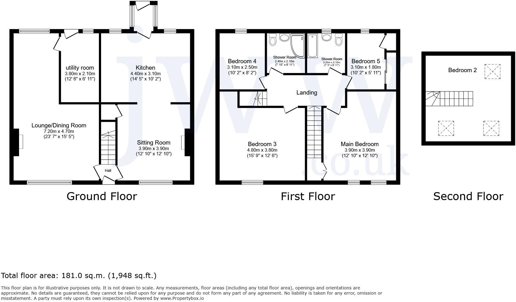 Quarry Lane, Butterknowle, Bishop Auckland, DL13 floorplan