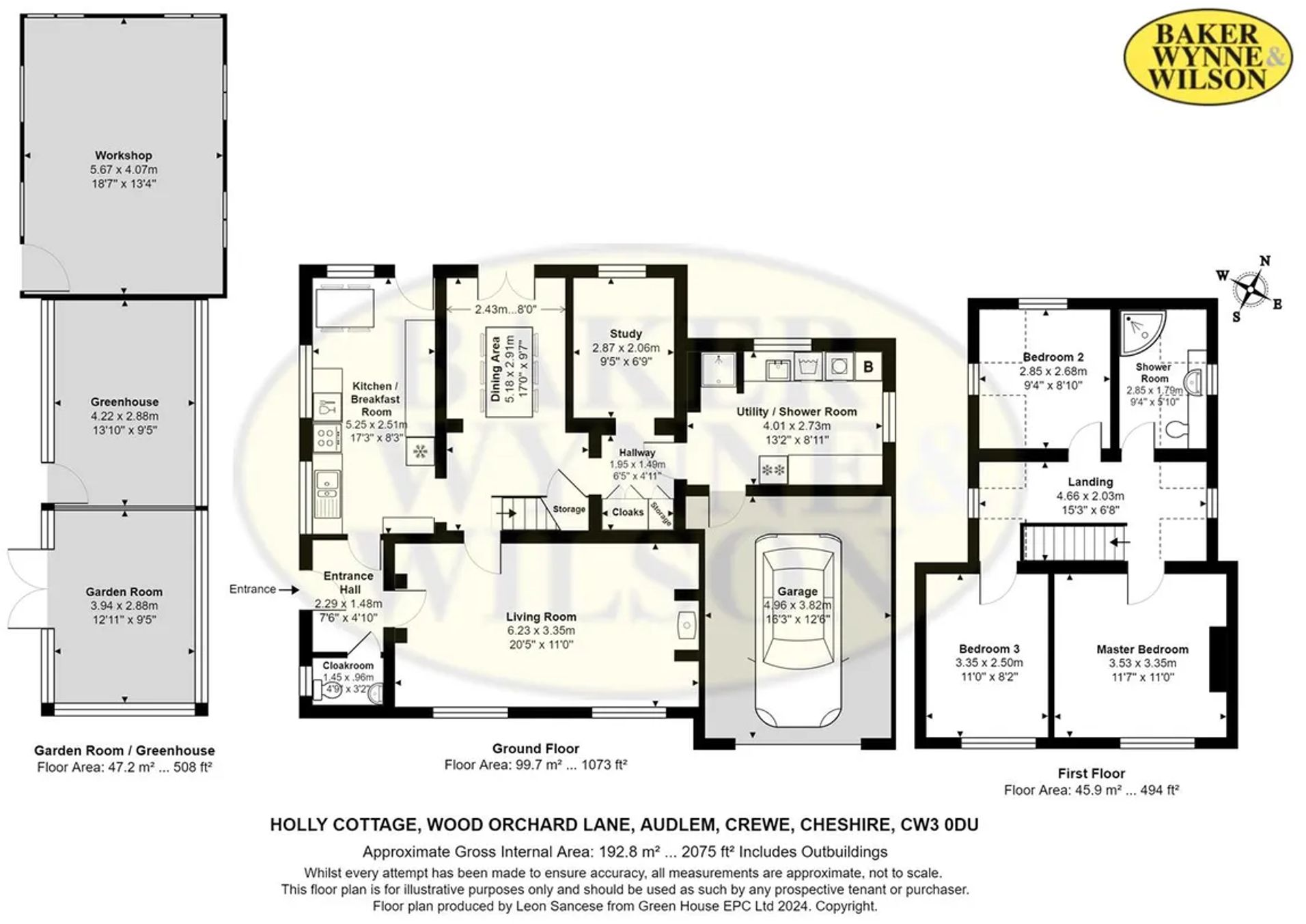 Wood Orchard Lane, Audlem, CW3 floorplan